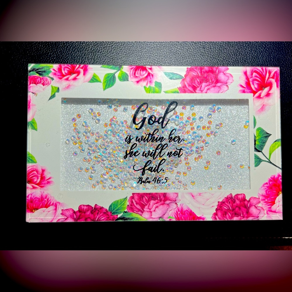 Floral Inspirational Jewelry Box